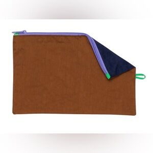 BAGGU large flat pouch Colorblock